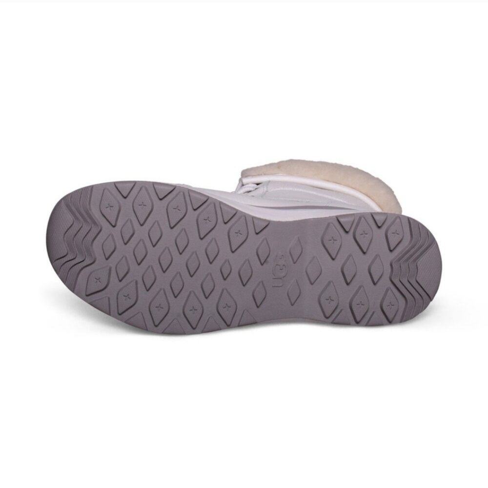 Ugg Adirondack III Quilt Boots Women's 9 Bright White/Gray - Picture 6 of 13